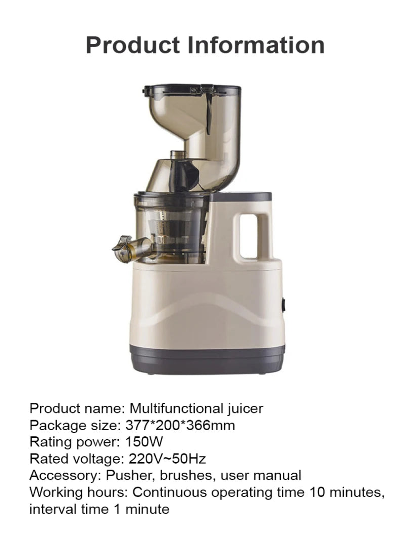 FreshMix Press Slow Juicer
